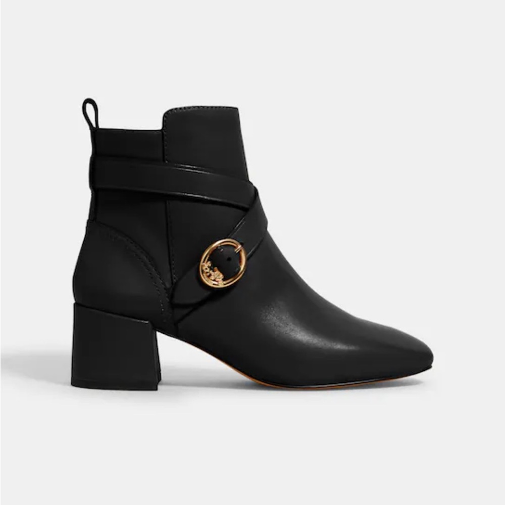 Coach Nadia Leather Bootie